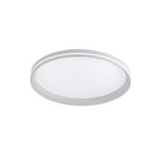 LED-taklampe Isy, hvit, Ø 45 cm, metall, CCT, dimbar