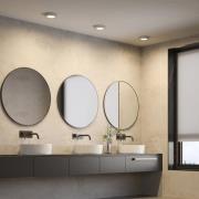 Prios LED-taklampe Edwina, sølv, 18 cm, sett med 10 stk