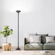 LED-gulvlampe Tratto, antrasitt, metall, CCT, dimbar