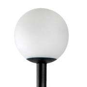 LED-sokkellampe Cuca, svart, stål, IP65, høyde 50 cm