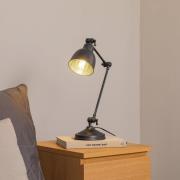 Bordlampe Emoti, antrasitt, 45 cm høy, justerbar