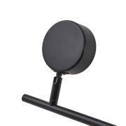 Lindby spotlight Jyla, svart, linse, 4 200 K, 6-lys, GX53