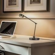 Lindby bordlampe Jyla, svart, 2700K, GX53, jern