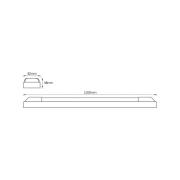 OSRAM LED-lyslist POWER BATTEN, 4000 K, 120 cm, 2 lyskilder