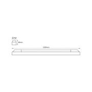 OSRAM LED-lyslist POWER BATTEN, 4000 K, 120 cm, 1 lyskilde