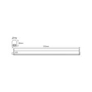 OSRAM LED-lyslist SWITCH BATTEN, 57 cm, 4000 K, hvit
