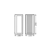 OSRAM utendørs vegglampe ENDURA CLASSIC RADICK, mørkegrå, IP65