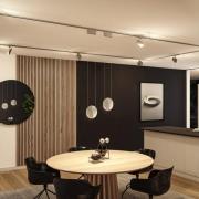 Paulmann URail-pendel Alejandro krom 3.000 K 3-trinns dimbar