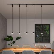 Paulmann URail-hengelampe Cone, svart matt, GU10