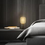 Bordlampe Rist, svart/gull, høyde 22 cm, metall