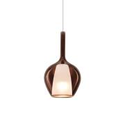 Ideal Lux Pendellampe Kalique 1, kobberfarget, Ø 18 cm