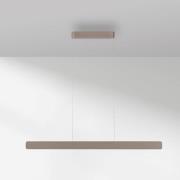 Paul Neuhaus LED-hengelampe Q-Stretto, bronse, 120 cm