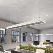Arcchio Susi LED-hengelampe til kontor, hvit, 120 cm, 4000K, DALI