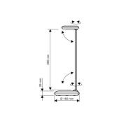 LED-skrivebordslampe MAULstudy, svart, stål, 49 cm, E27