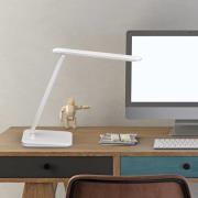 Batteridrevet bordlampe MAULsally, hvit, CCT, dimbar, høyde 34 cm