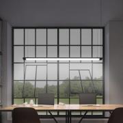 OSRAM LED-hengelampe til kontor Office line Slab svart 4.000 K dimbar