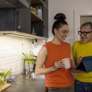 OSRAM LED-benkbelysning Panel 30 x 10 cm svart CCT dimbar