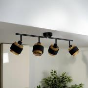 OSRAM taklampe Decor Spot Hornet, 4 lyskilder, svart/gull