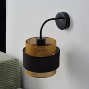 OSRAM vegglampe Decor Hornet, 1 lyskilde, svart/gull, E27