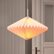 OSRAM hengelampe Decor Paper Diamond, hvit, papir, E27