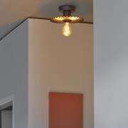 OSRAM taklampe Decor Plissee, grå, stål, E27