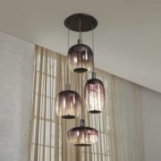 OSRAM hengelampe Decor Needle Plate, grå, stål, 4 lyskilder, E27