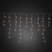 LED-lysgardin isregn ravgult transp. 5m
