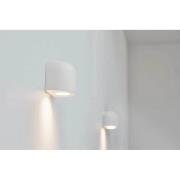 LOOM DESIGN LED-vegglampe Nyx, hvit