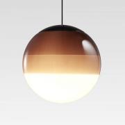 MARSET LED-hengelampe Dipping Light, Ø 30 cm, brun