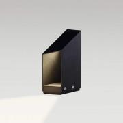 MARSET LED-sokkellampe Domus, høyde 26 cm, svart, aluminium