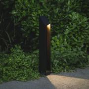 MARSET LED-sokkellampe Domus, høyde 55 cm, svart, aluminium