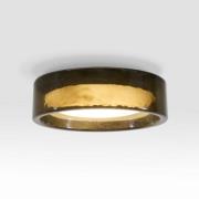 MARSET LED-taklampe Ringo, Ø 70 cm, mørk røykgrå, CCT