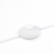 June gulvlampe med skjerm i papp, hvit