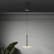 Paul Neuhaus LED-hengelampe Elipsa, 1 lyskilde, hvit/svart