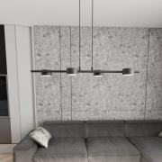 Downlight Sora, lengde 80 cm, metall, 4 lyskilder, 120°