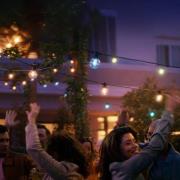 Philips Hue LED-lyslenke Festavia Globe 14 m 20 flg. IP65