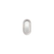 Nuura LED-vegglampe Sasi, høyde 29 cm, sølvfarget, metall