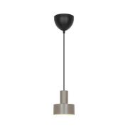 Pendellampe Matis, lysebrun, Ø 13 cm, metall