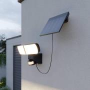 Arcchio Lissano LED-veggspot med sensor og solcellepanel