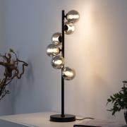 Schöner Wohnen bordlampe Dubai, røkt glass, 6 lyskilder, G9