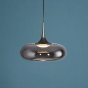 Schöner Wohnen LED-hengelampe Posh 1 lyskilde, røkt glass, 3.000 K