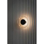 MARSET LED-vegglampe Aura, Ø 18 cm, på/av, opal