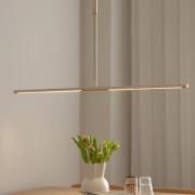 UMAGE LED-hengelampe Omni, messingfarget Lengde 107 cm 2 lyskilder