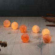 Lyslenke Lysende krystaller Kule, Saltkrystaller rav