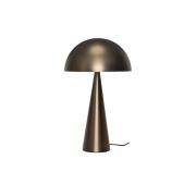 HÜBSCH bordlampe Mush, brunsjert messing, høyde 50 cm