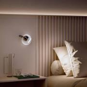 Duck LED-vegglampe, hvit, aluminium, 2700 K, justerbar