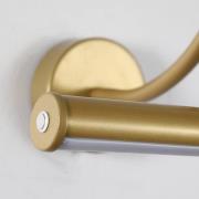 LED-akkubelysning Vigo, gullfarget, bredde 30 cm, metall