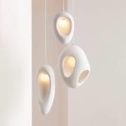 KARE hengelampe Soul Dining, hvit, gips, 53 cm, G9