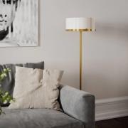 By Rydens gulvlampe Marcel, messing/hvit, høyde 150 cm