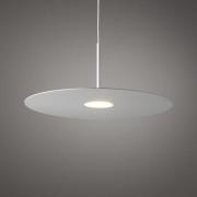 Hengelampe Simone, hvit, stål, Ø 40 cm, GX53